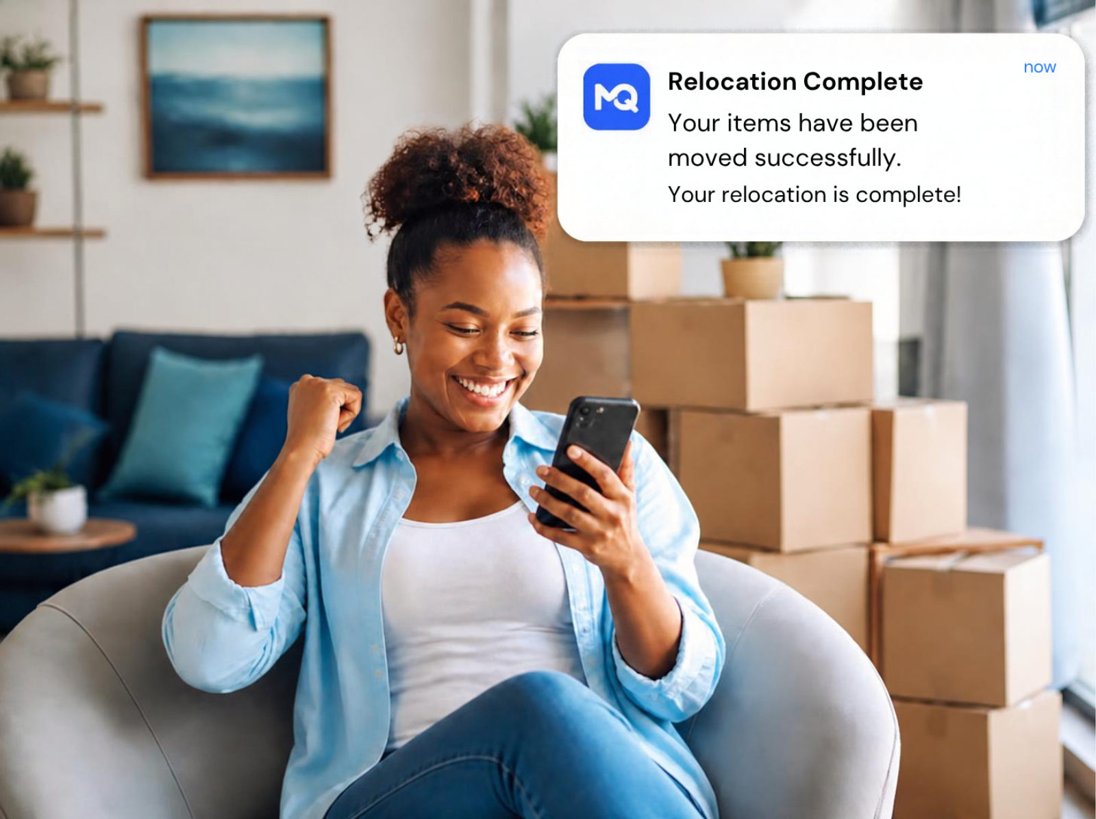 Customers moving with MoveQuicka